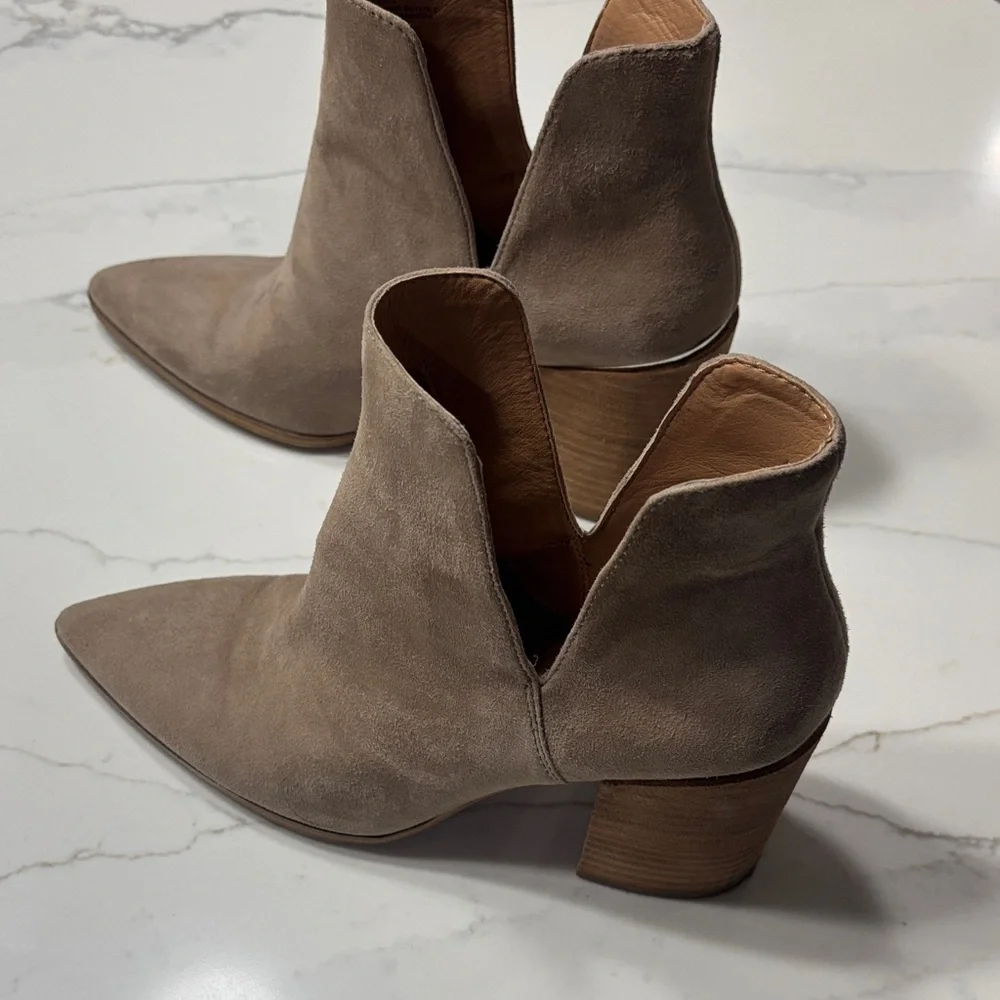 Steve Madden Beige Ankle Booties - Picture 6 of 15